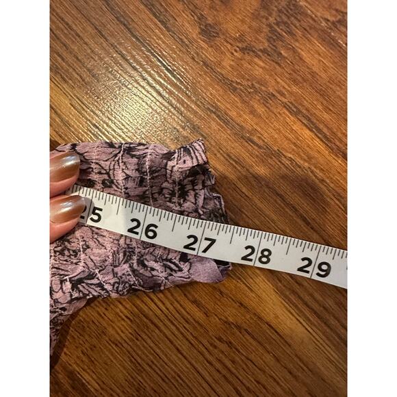 Anthropologie Women’s Sheer Floral Blouse – Light Purple – Size XL – Boho Chic - Picture 8 of 8